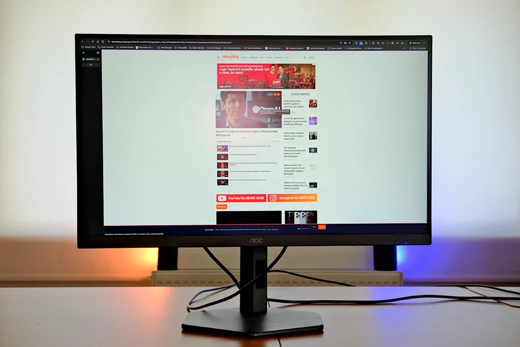 Oyun monitörü iş ve film için nasıl? AOC Q27G4XF İncelemesi
