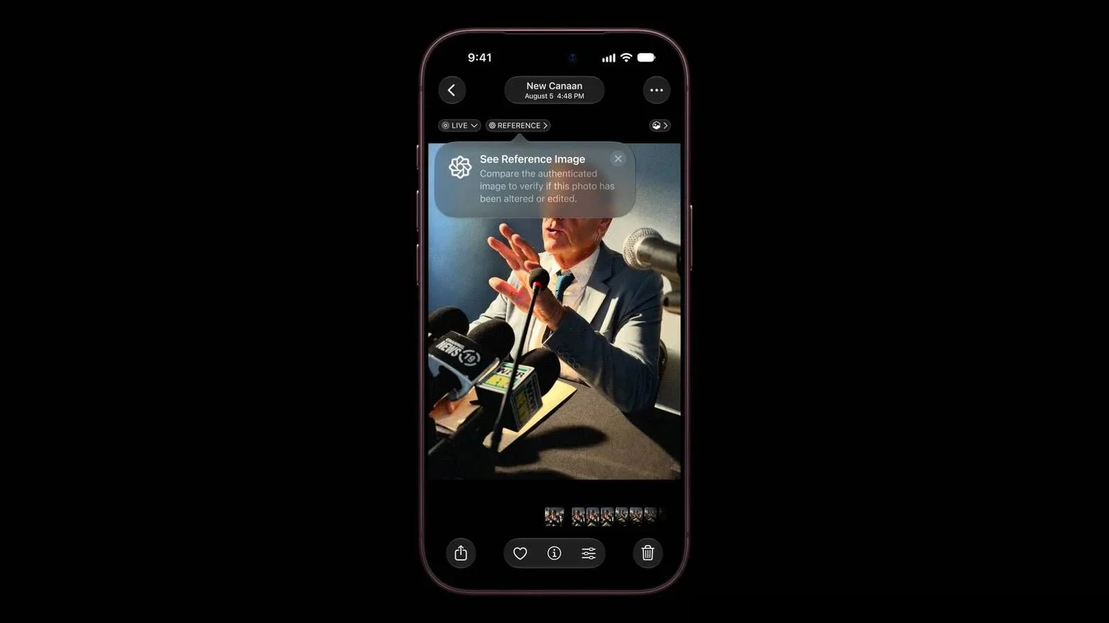 Apple fotoğrafların gerçekliğini çekim anında doğrulayacak