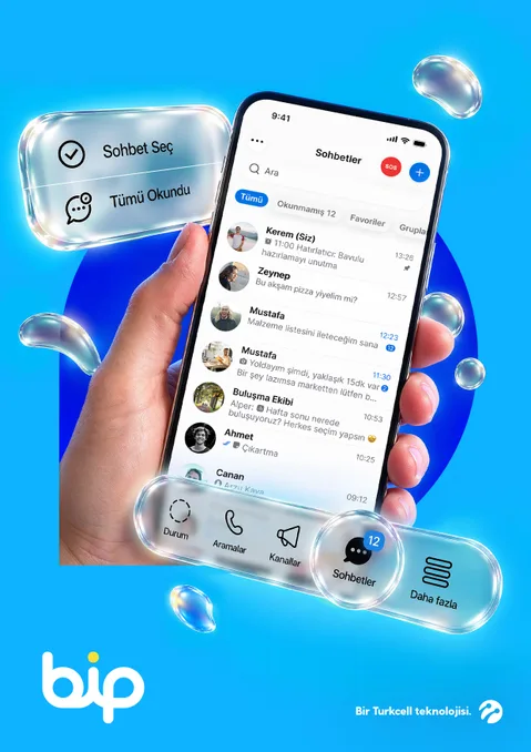 BiP, iPhone’da Liquid Glass görünümünü menülere getirdi
