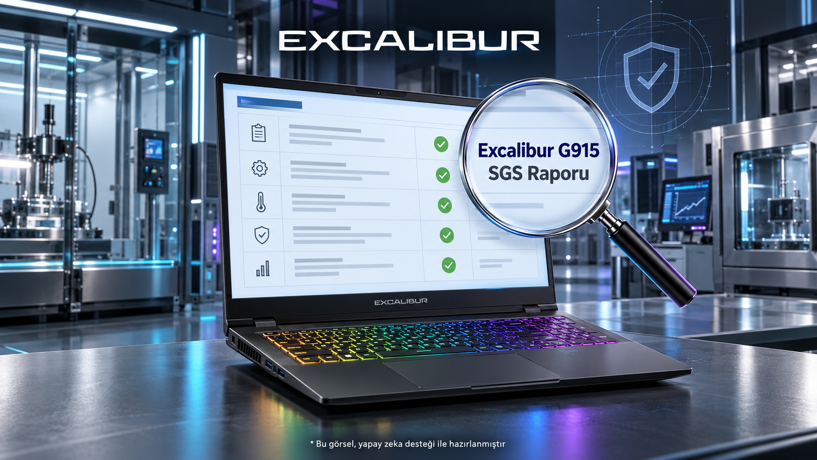 Bir laptop test raporu nasıl okunmalı? Casper Excalibur G915’in SGS verileri üzerinden teknik inceleme
