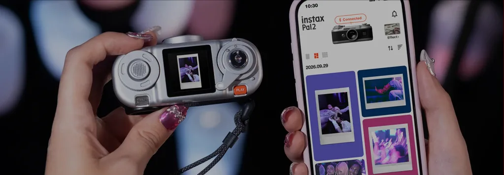 Fujifilm’in 87 gramlık instax Pal 2’si 10 MP fotoğraf çekiyor