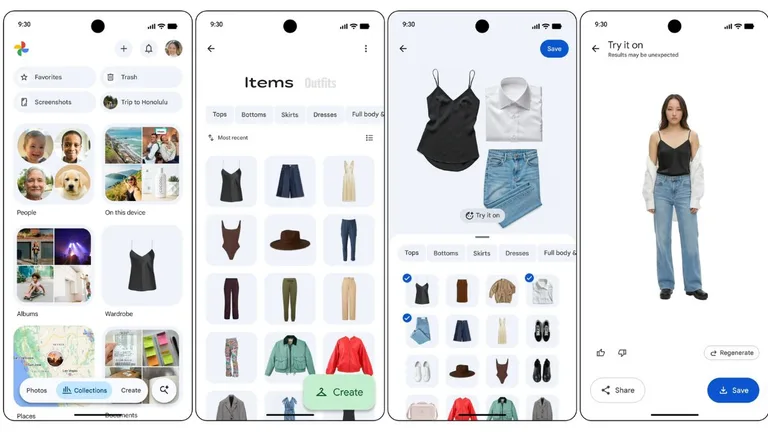 Google Fotoğraflar’ın yapay zeka gardırop özelliği iPhone’a geldi