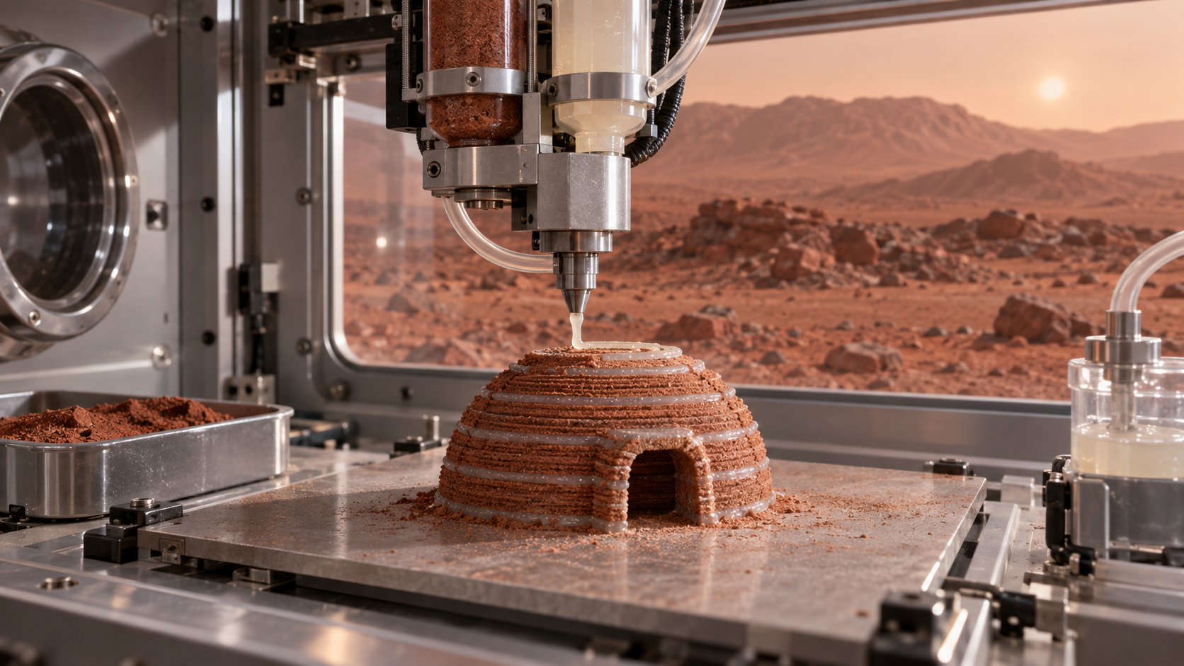 Mars yapıları için maya ve jelatinle yeni malzeme denendi