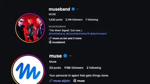 Muse yıllardır kullandığı kullanıcı adını Meta’nın yapay zekâsına kaptırdı
