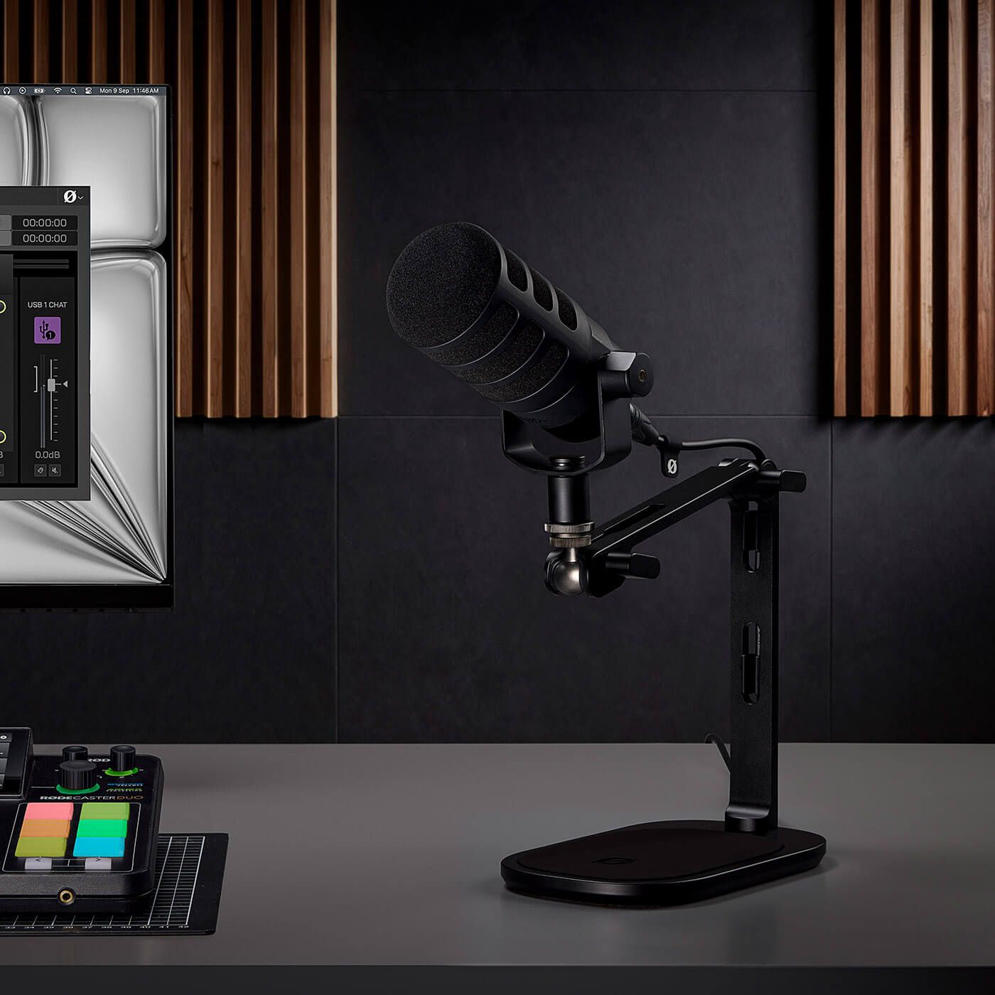 RØDE DS3 masaüstü kol 1,5 kg ekipman taşıyor