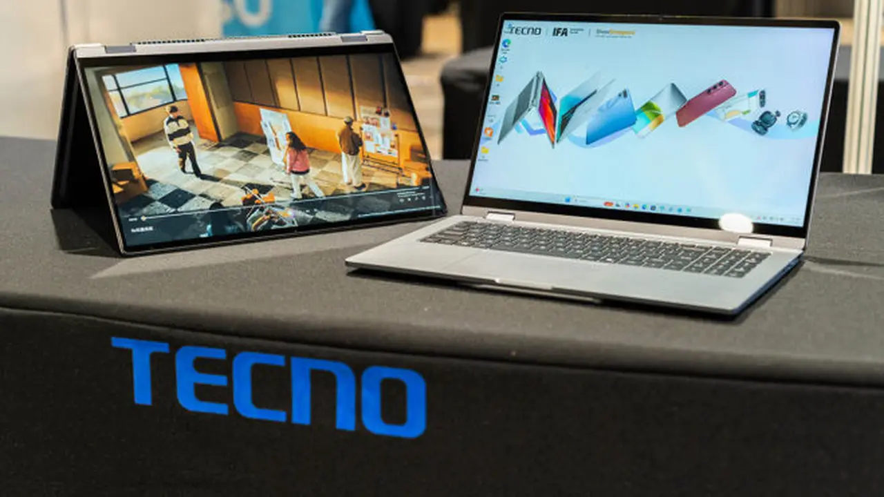 TECNO üç Megabook ve çerçevesiz telefonu IFA’da gösterdi