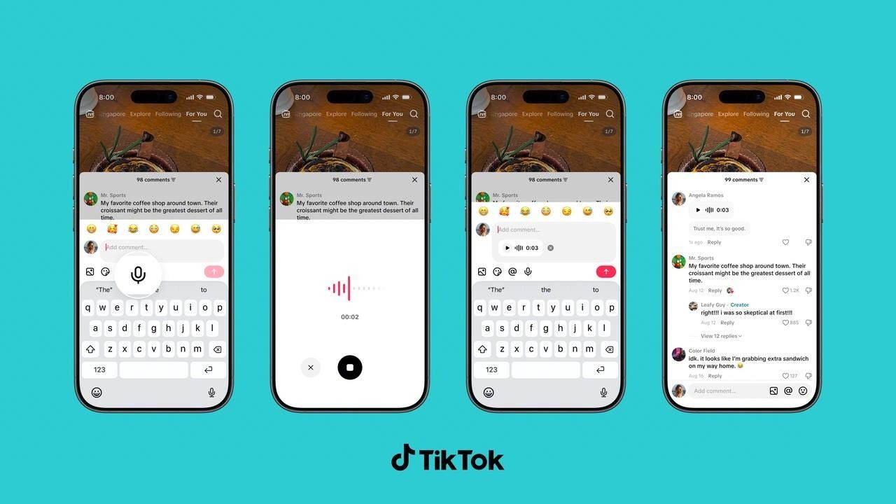 TikTok’ta yorum yazmak yerine konuşmak mümkün olacak