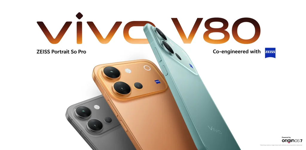 vivo V80, 7200 mAh pil ve üç 50 MP kamerayla geliyor