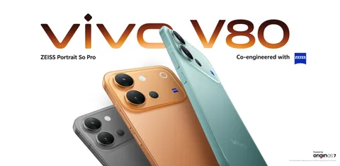 vivo V80, 7200 mAh pil ve üç 50 MP kamerayla geliyor