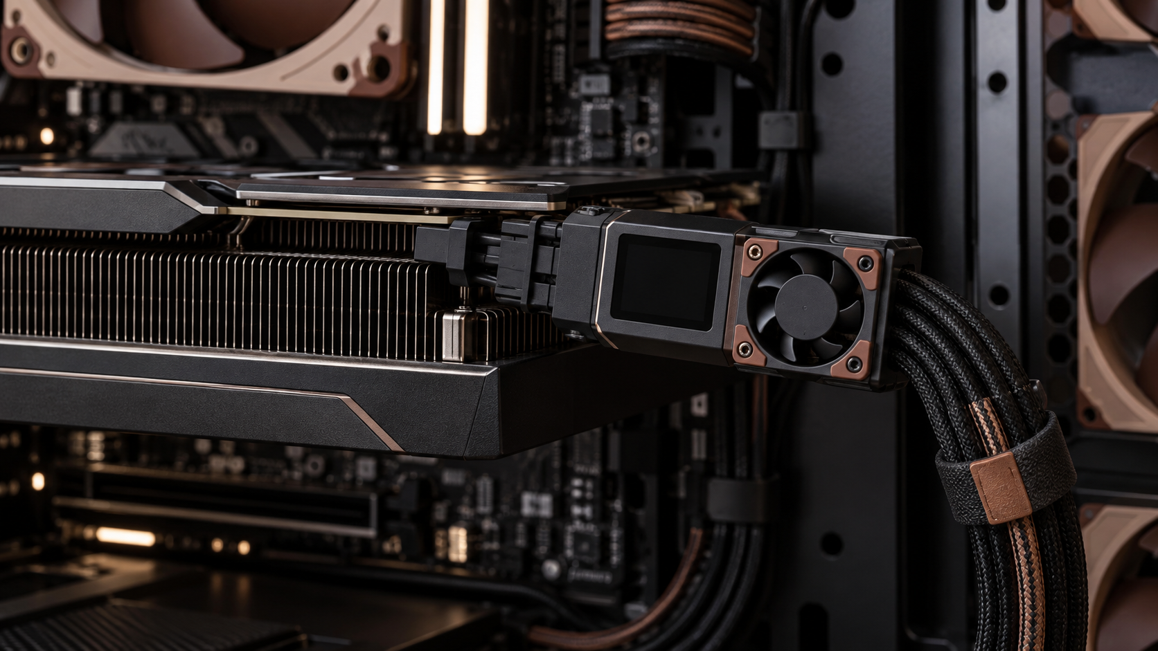Noctua fanlı WireView Pro II, ekran kartı güç bağlantısını izleyecek