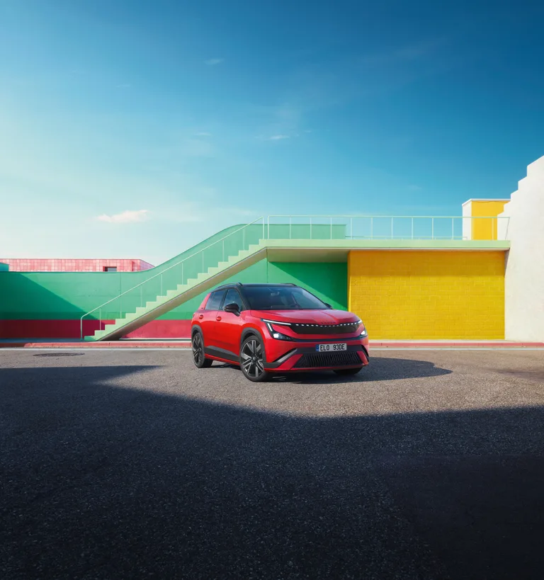 Skoda Epiq Sportline 440 km menzil ve siyah detaylar sunuyor