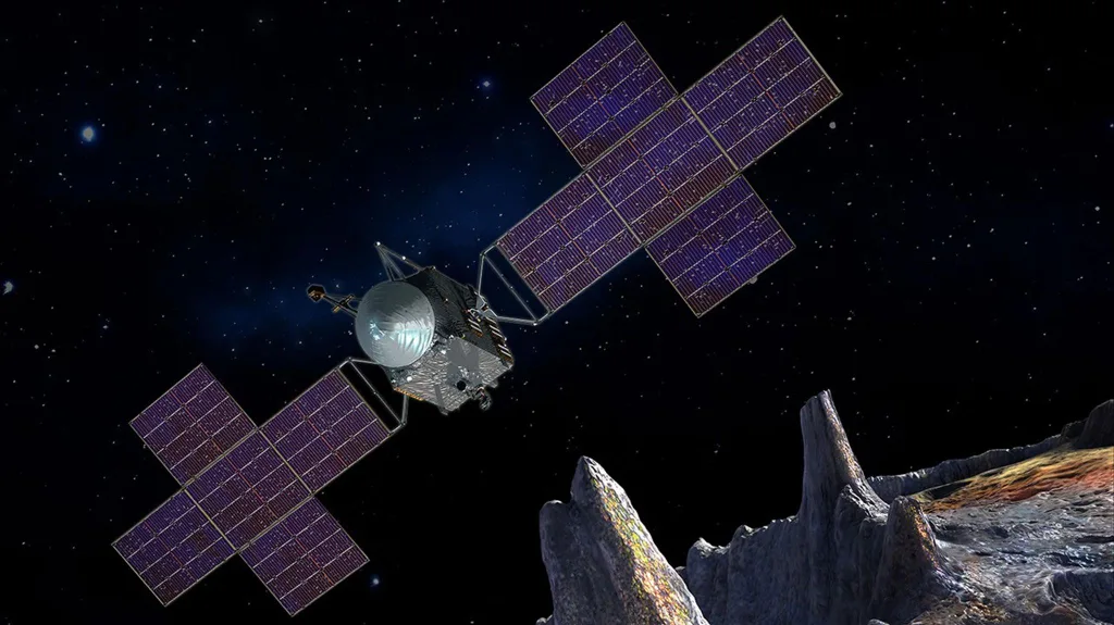 Psyche, asteroit yolculuğunda elektrikli itkiyi neredeyse sürekli kullanıyor