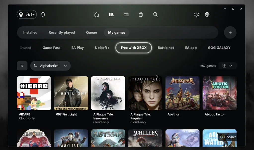 Xbox’ın yeni PC uygulaması erken incelemede büyük oyun kütüphanesini daha hızlı açıyor