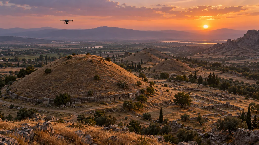 Sardes ve Bintepeler dronlarla havadan izlenecek