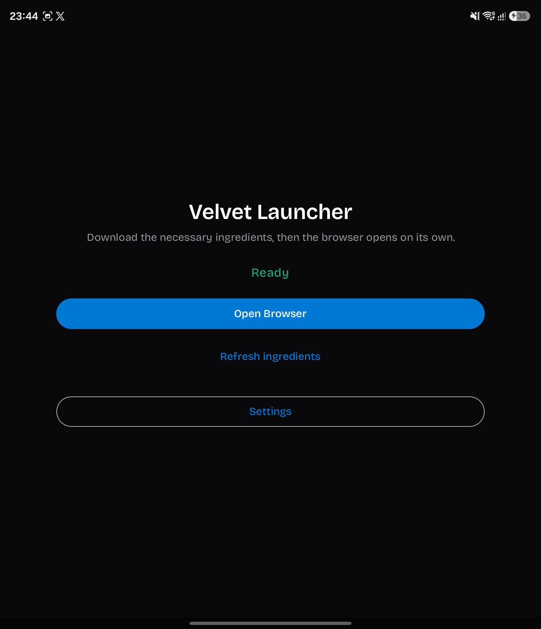 Velvet Launcher Android Auto’da tarayıcı açıyor, erken sürüm sınırları var