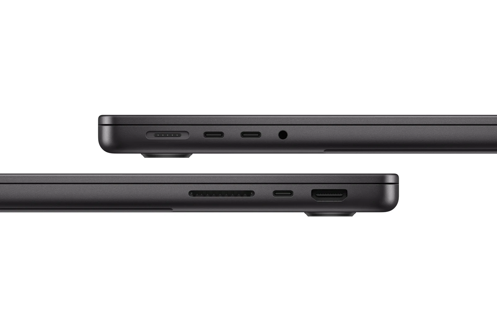 MacBook Pro’nun sol ve sağ yanındaki bağlantı noktaları