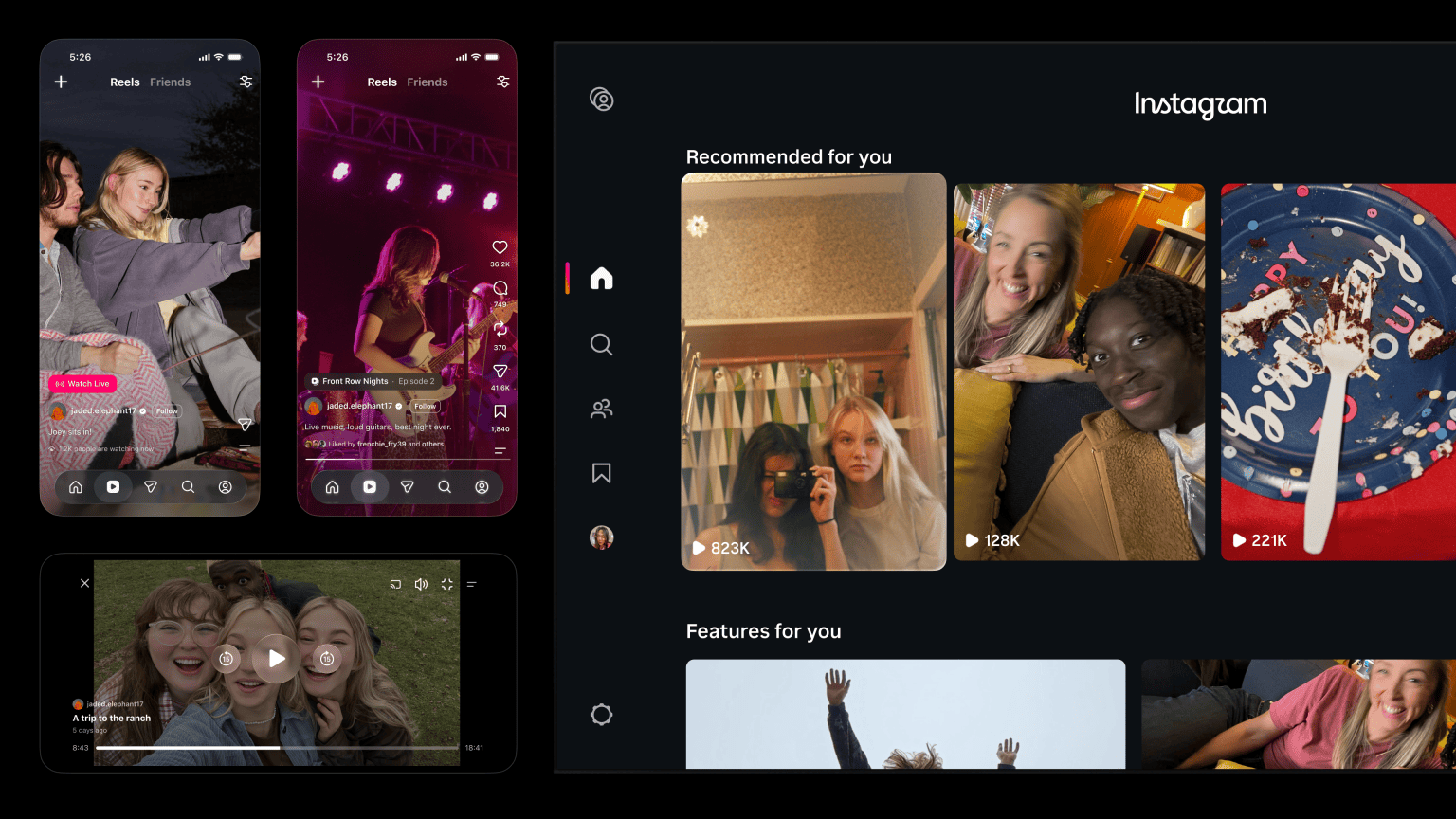Instagram 90 dakikalık yatay videoları küçük bir grupla deniyor