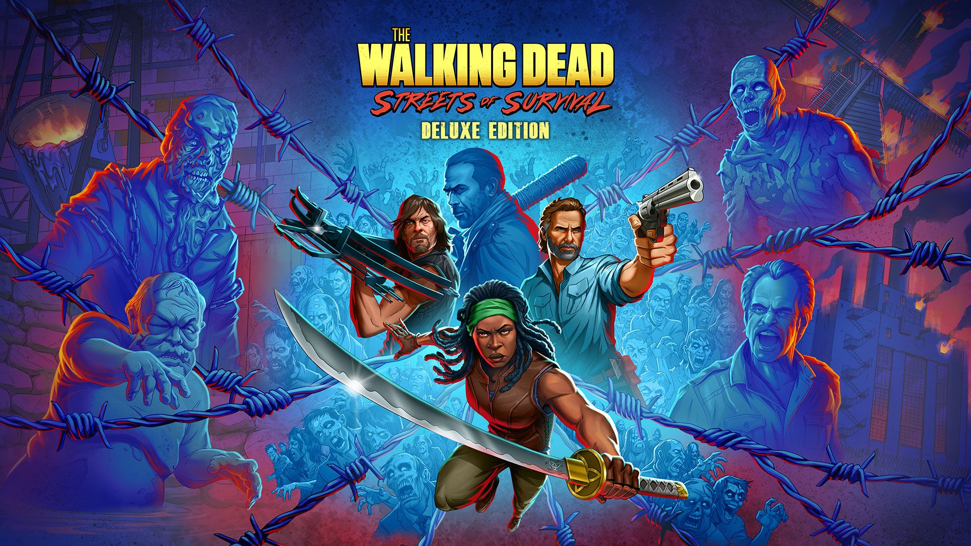 The Walking Dead: Streets of Survival, Rick, Daryl ve Michonne için farklı mücadele sistemleri kullanıyor