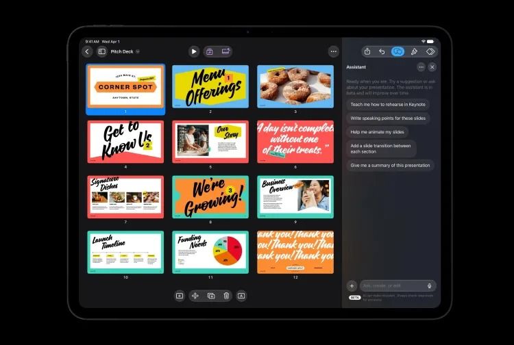 Apple, Pages, Keynote ve Numbers’a kapsamlı yapay zekâ özellikleri getiriyor