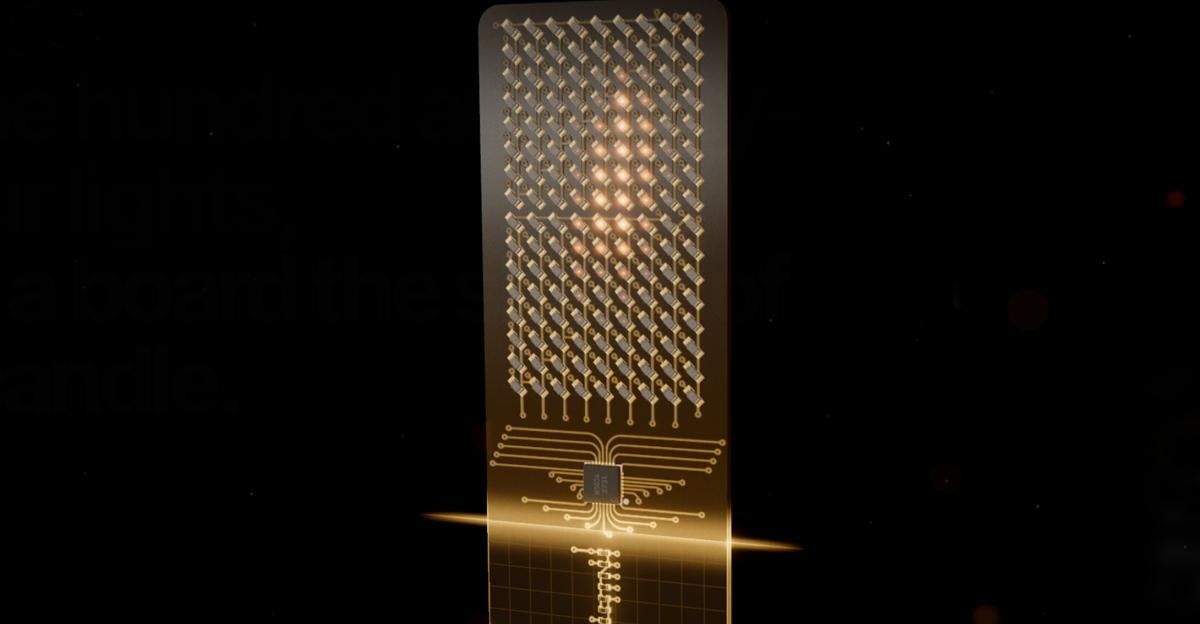 Digital Candle, 144 LED ile tekrarlanmayan mum alevi üretiyor