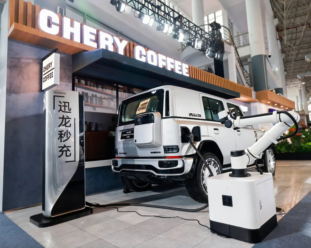 Chery, 1,44 MW şarj sistemiyle beş dakikada 500 km menzil vadediyor