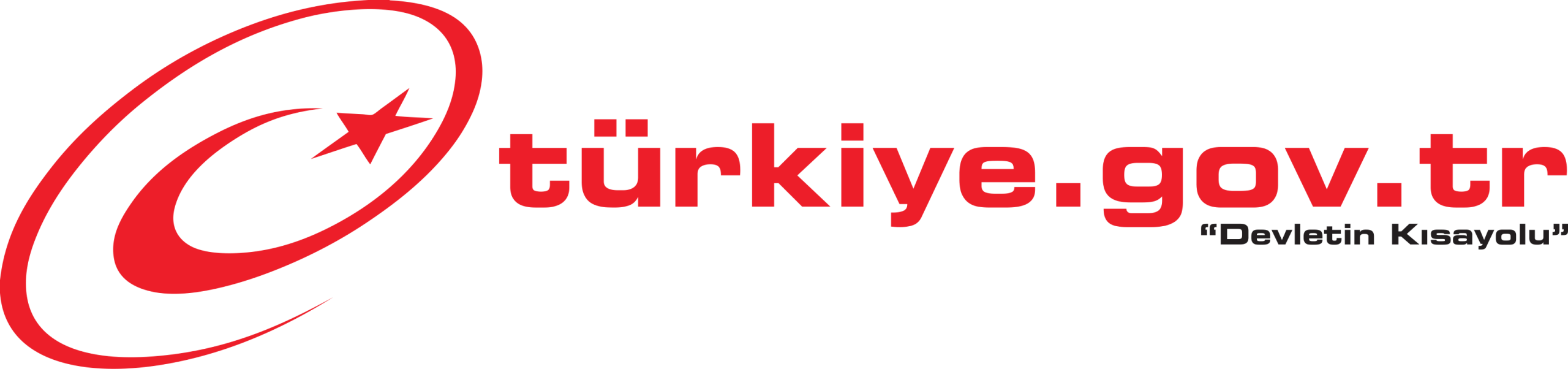 e-Devlet Kapısı’nın resmî turkiye.gov.tr logosu.
