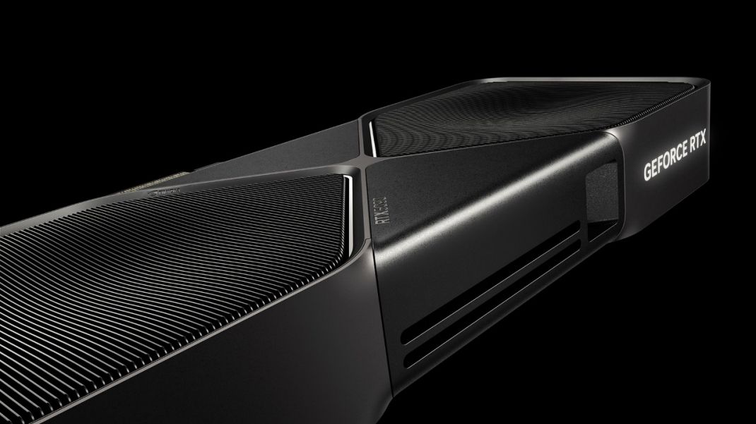 Official product photo of the NVIDIA GeForce RTX 5090 Founders Edition graphics card