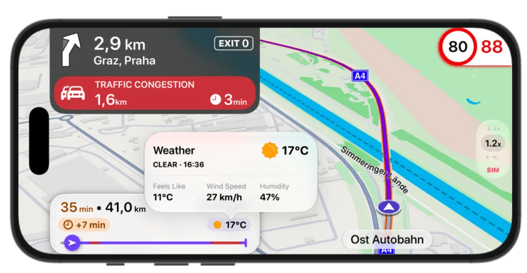 Magic Earth, iPhone’da trafik gecikmesini ve kapanan yolları daha açık gösteriyor