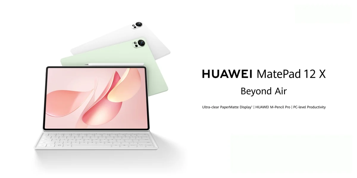 HUAWEI MatePad 12 X 2025 tablet, klavye ve renk seçenekleri