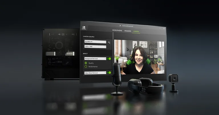 NVIDIA Broadcast 2.3, kayıtlı videolara da efekt uyguluyor
