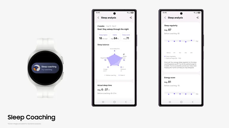 Samsung Health’te uyku koçluğu için artık yedi gün beklemek gerekmiyor