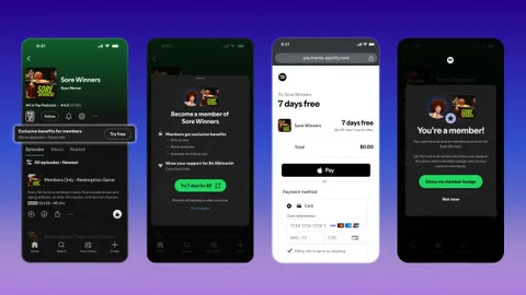 Spotify podcast yayıncılarına kazancın yüzde 90’ını bırakacak