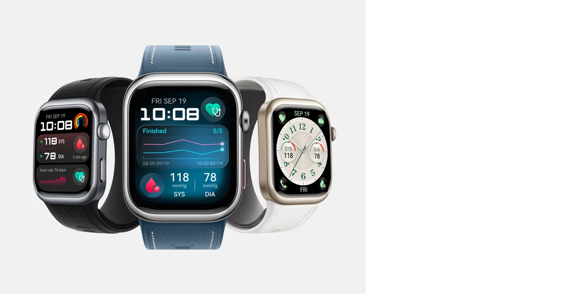 HUAWEI WATCH D2 akıllı saatin üç renk seçeneği